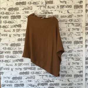 J. Crew Warm Brown Knit Poncho